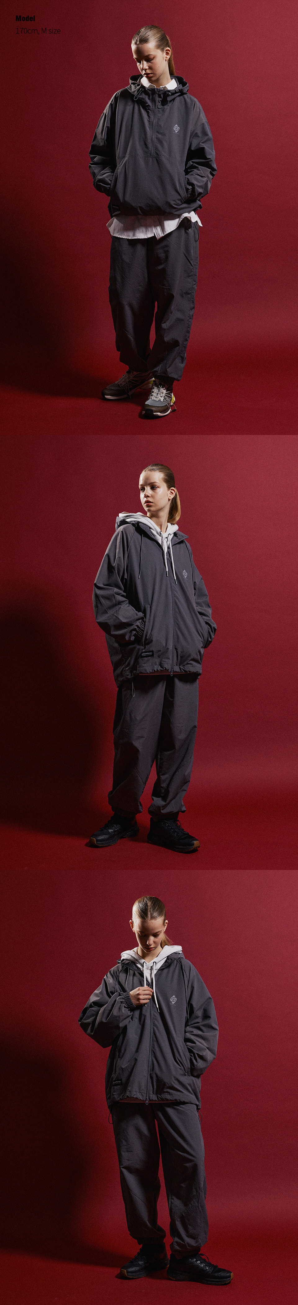 그루브라임(GROOVE RHYME) ESSENTIAL JOGGER PANTS (GREY) [LRQFCPA717M] - 사이즈 ...